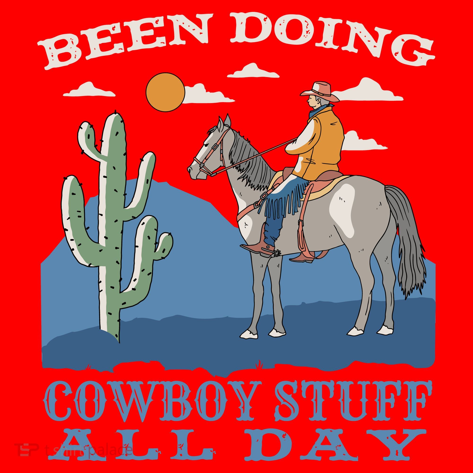 Been Doing Cowboy Things All Day Santa Hat
