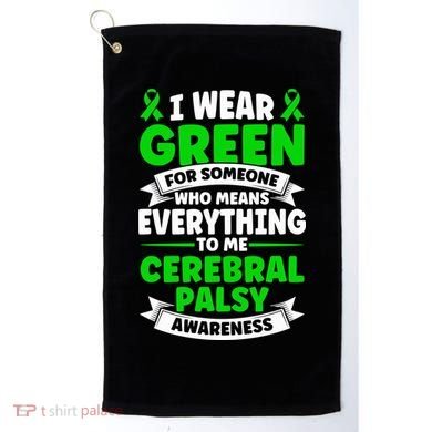 Brain Damage Cerebral Palsy Awareness Cerebral Palsy Gift Golf Towel