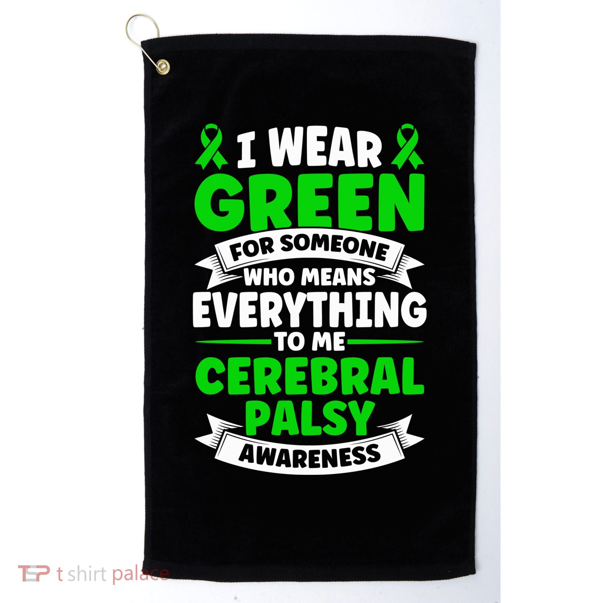 Brain Damage Cerebral Palsy Awareness Cerebral Palsy Gift Golf Towel