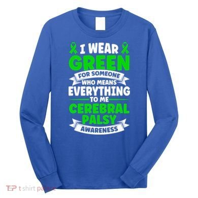 Brain Damage Cerebral Palsy Awareness Cerebral Palsy Gift Long Sleeve Shirt