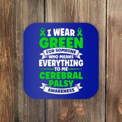 Brain Damage Cerebral Palsy Awareness Cerebral Palsy Gift Coaster