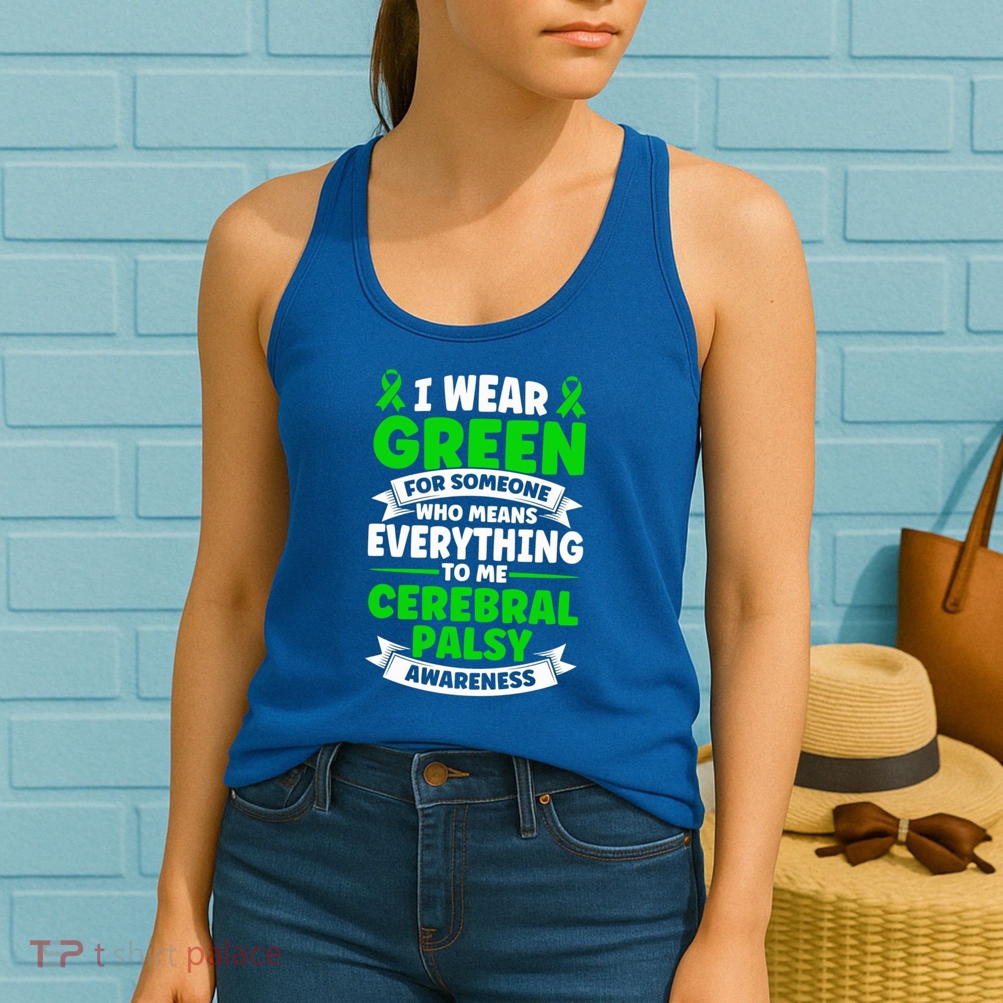Brain Damage Cerebral Palsy Awareness Cerebral Palsy Gift Women's Tank Top