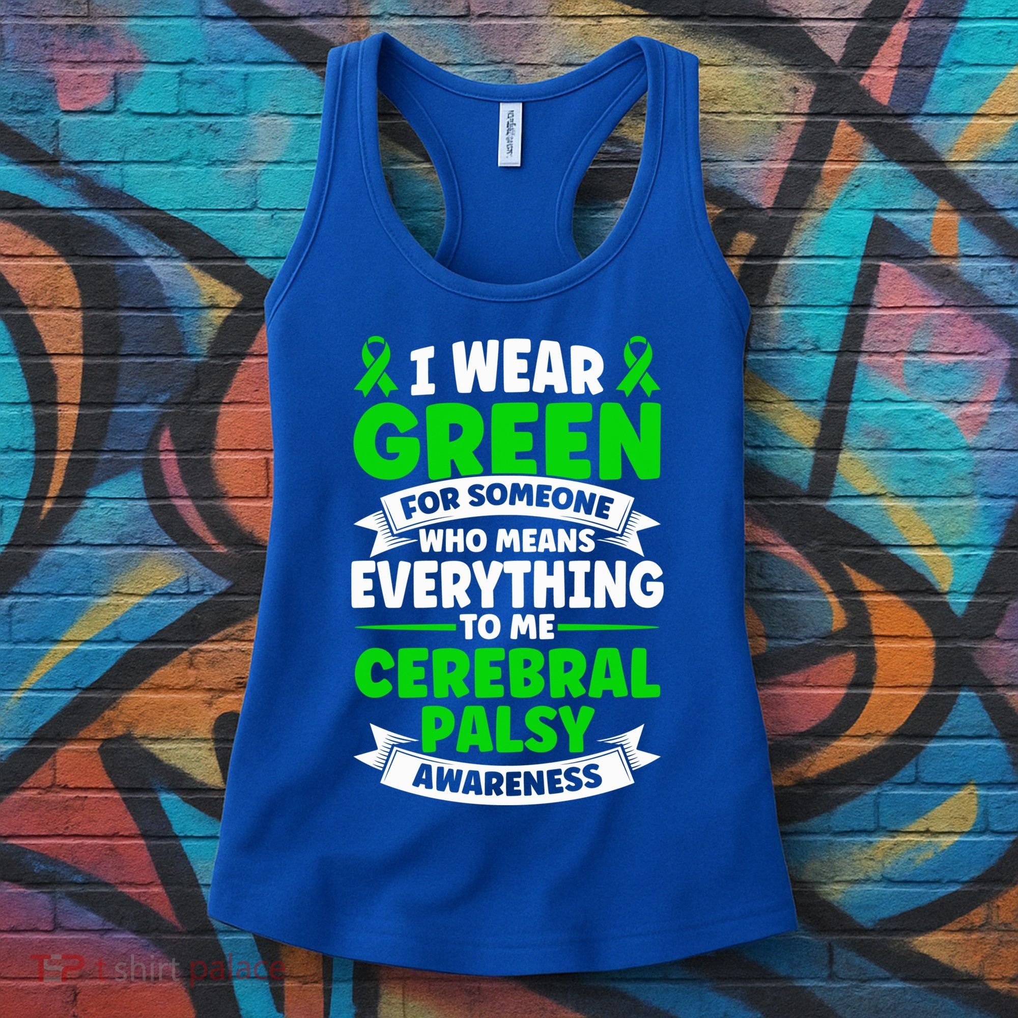 Brain Damage Cerebral Palsy Awareness Cerebral Palsy Gift Women's Tank Top