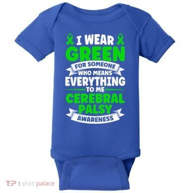 Brain Damage Cerebral Palsy Awareness Cerebral Palsy Gift Baby Bodysuit