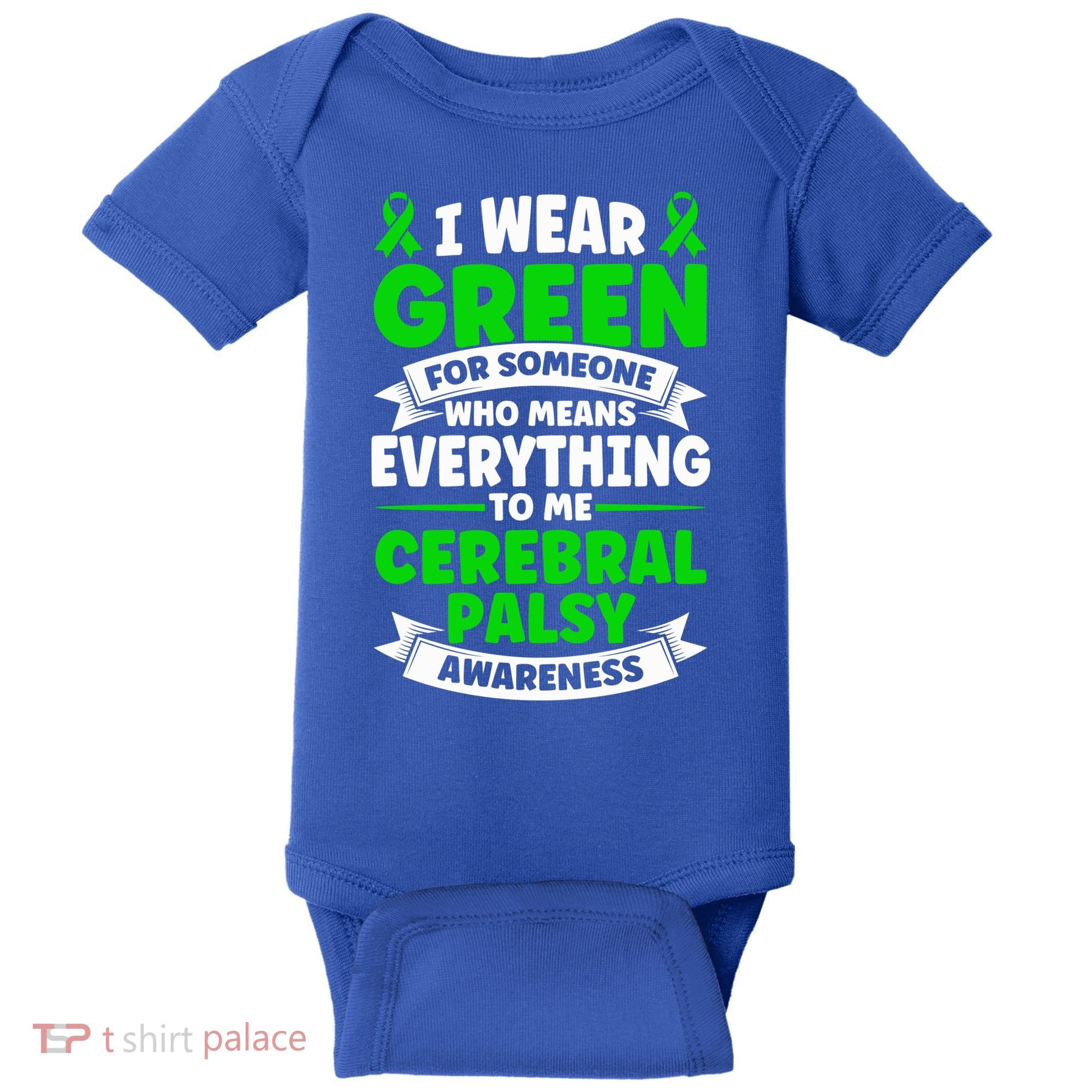 Brain Damage Cerebral Palsy Awareness Cerebral Palsy Gift Baby Bodysuit