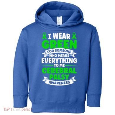 Brain Damage Cerebral Palsy Awareness Cerebral Palsy Gift Toddler Hoodie