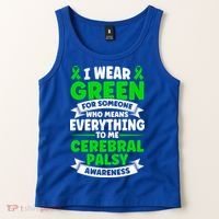 Brain Damage Cerebral Palsy Awareness Cerebral Palsy Gift Tank Top thumb 2