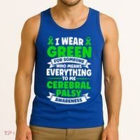 Brain Damage Cerebral Palsy Awareness Cerebral Palsy Gift Tank Top thumb 3