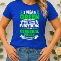 Brain Damage Cerebral Palsy Awareness Cerebral Palsy Gift Women's T-Shirt thumb 2