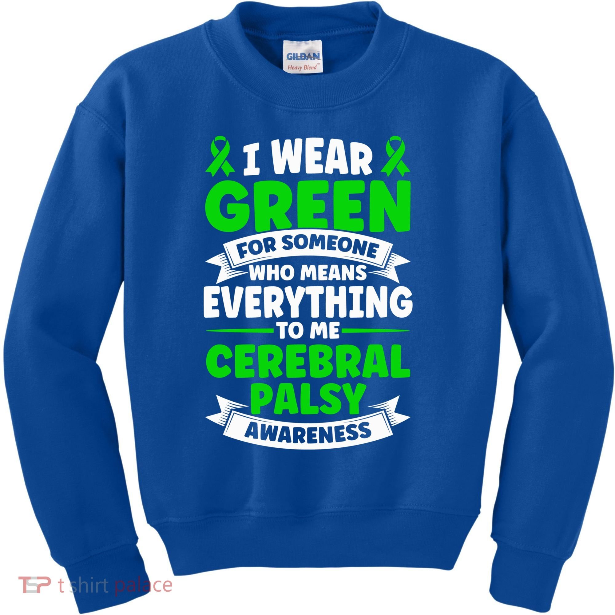 Brain Damage Cerebral Palsy Awareness Cerebral Palsy Gift Kids Sweatshirt