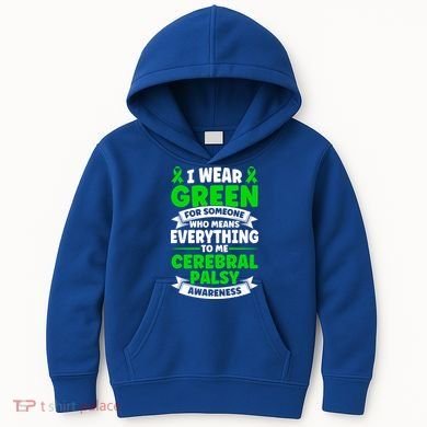 Brain Damage Cerebral Palsy Awareness Cerebral Palsy Gift Kids Hoodie