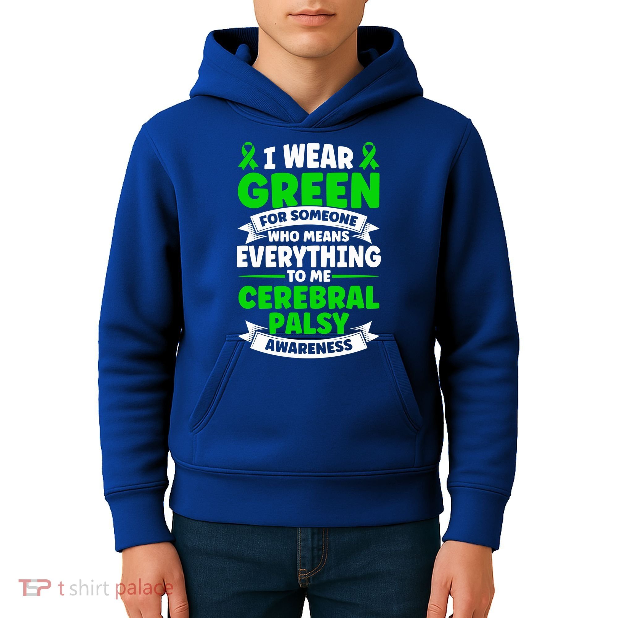 Brain Damage Cerebral Palsy Awareness Cerebral Palsy Gift Kids Hoodie