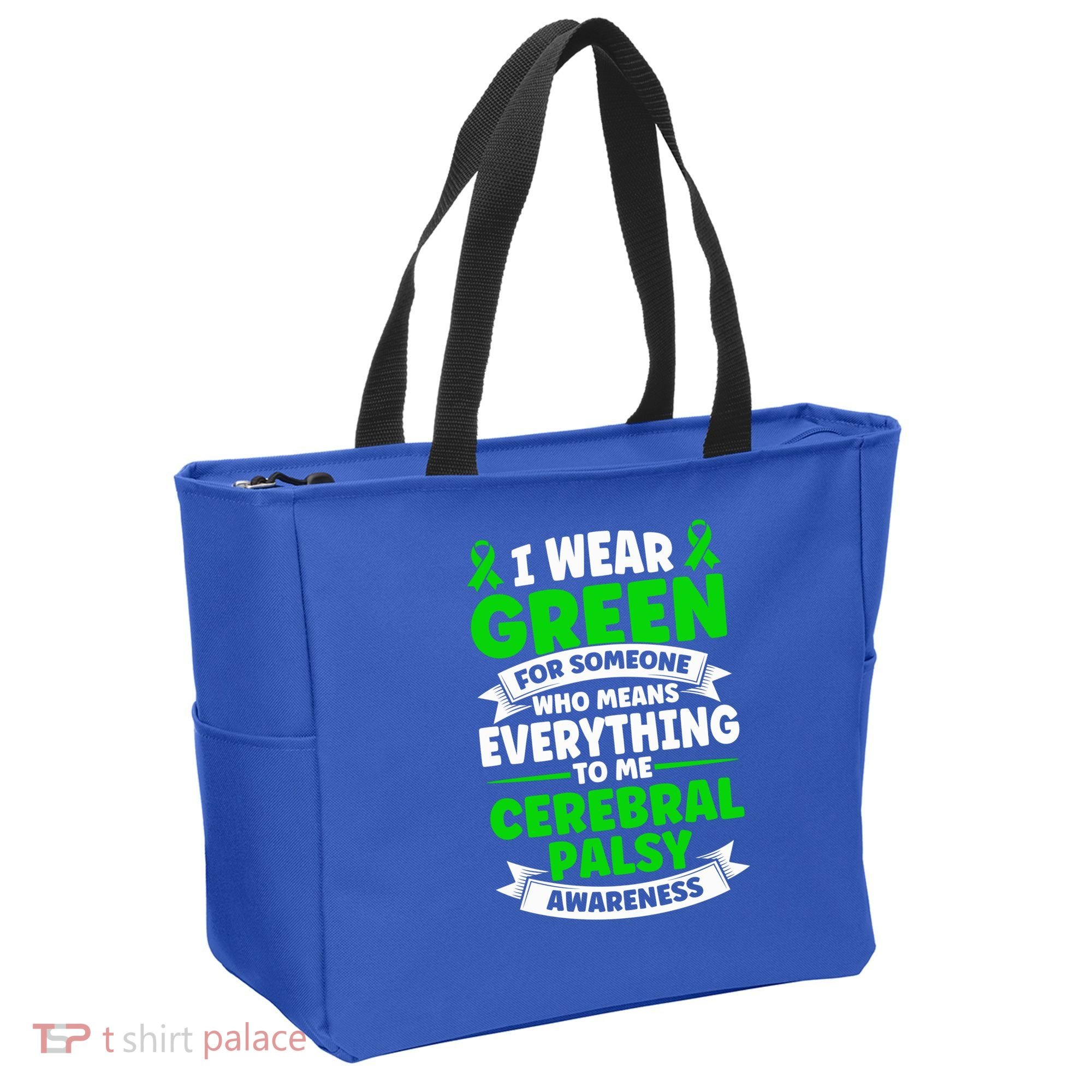 Brain Damage Cerebral Palsy Awareness Cerebral Palsy Gift Tote Bag