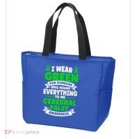 Brain Damage Cerebral Palsy Awareness Cerebral Palsy Gift Tote Bag thumb 3