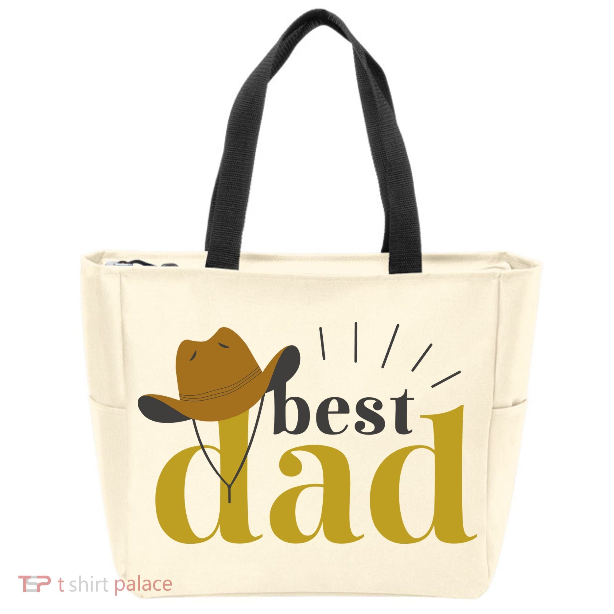 Best Dad Cowboy Tote Bag