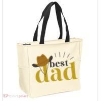 Best Dad Cowboy Tote Bag thumb 2