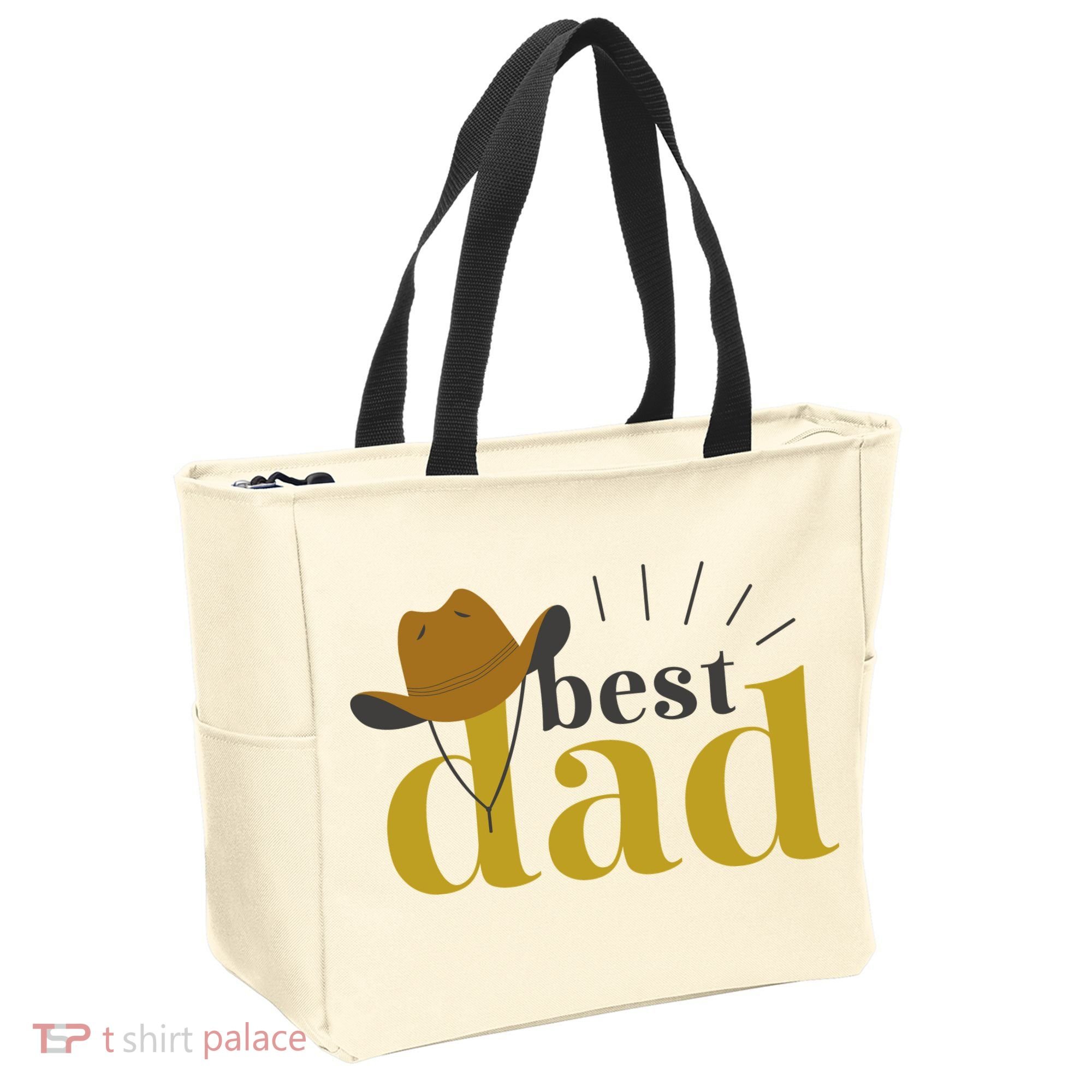 Best Dad Cowboy Tote Bag