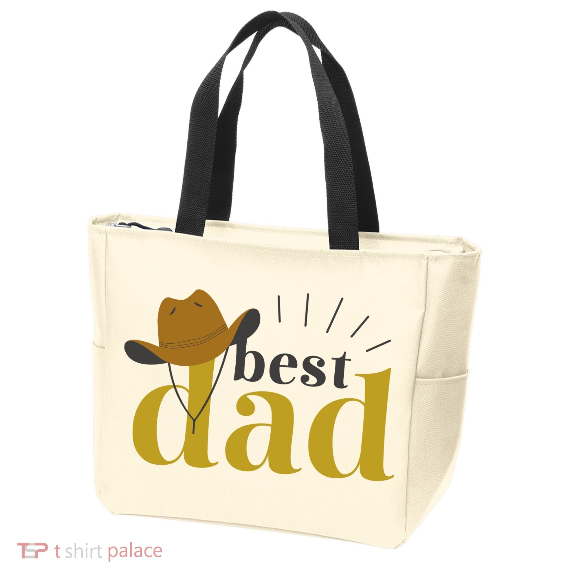 Best Dad Cowboy Tote Bag