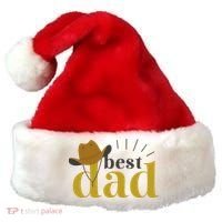 Best Dad Cowboy Santa Hat thumb 0