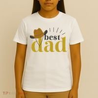 Best Dad Cowboy T-Shirt thumb 4