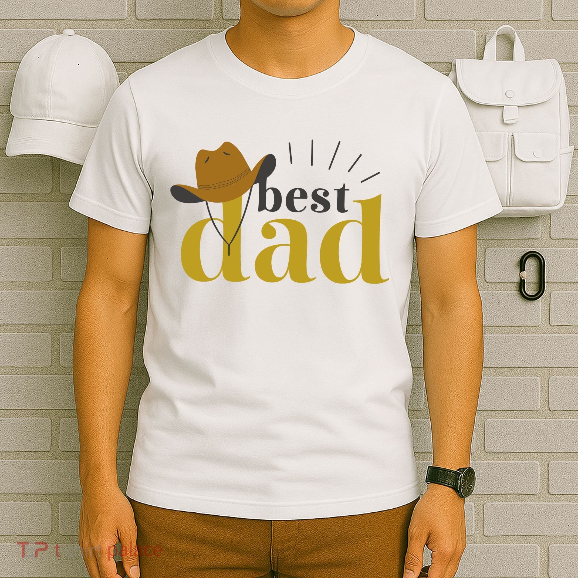 Best Dad Cowboy T-Shirt