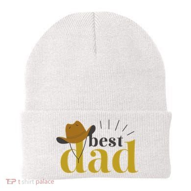 Best Dad Cowboy Beanie