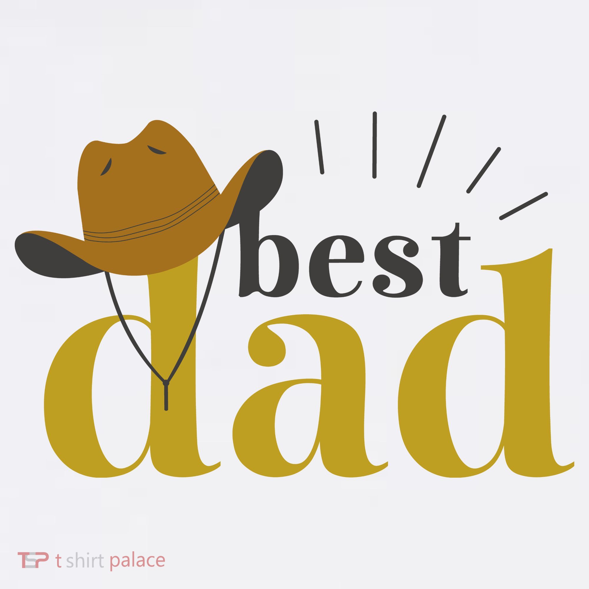 Best Dad Cowboy Polo
