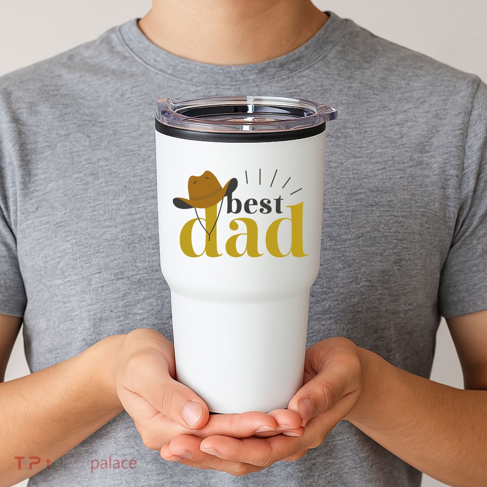 Best Dad Cowboy Tumbler