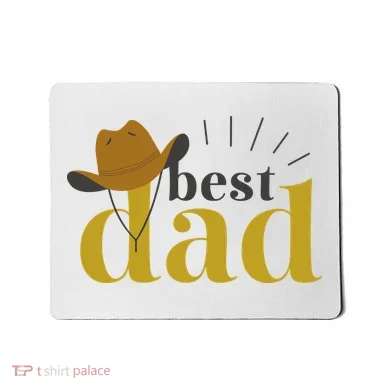 Best Dad Cowboy Mousepad