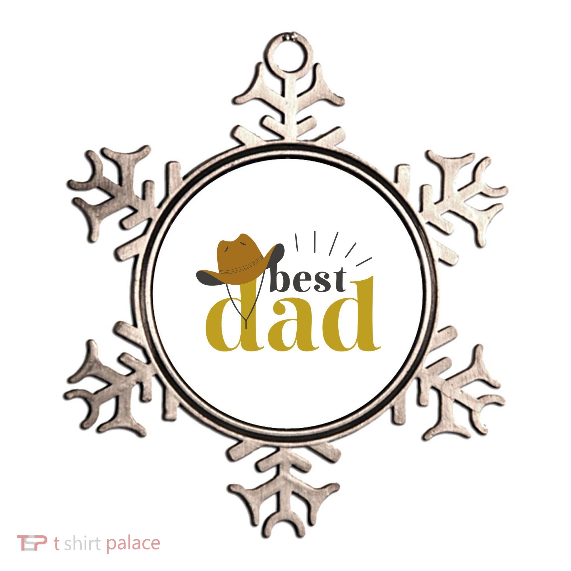 Best Dad Cowboy Ornament