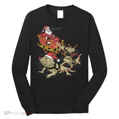 Bearded Dragon Christmas Long Sleeve Shirt