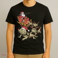 Bearded Dragon Christmas T-Shirt thumb 3