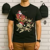 Bearded Dragon Christmas T-Shirt thumb 6