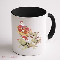 Bearded Dragon Christmas Coffee Mug thumb 1