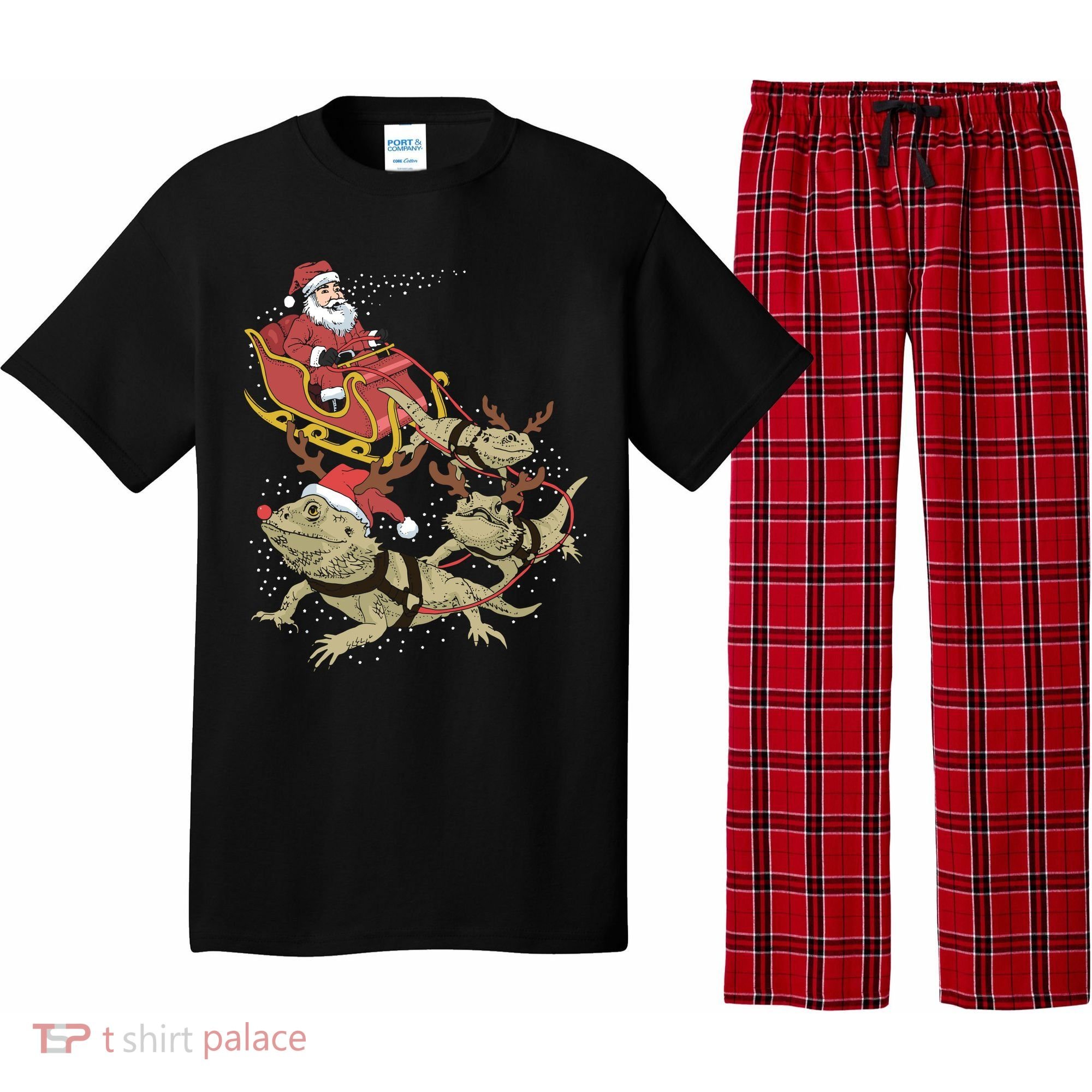 Bearded Dragon Christmas Pajama Set