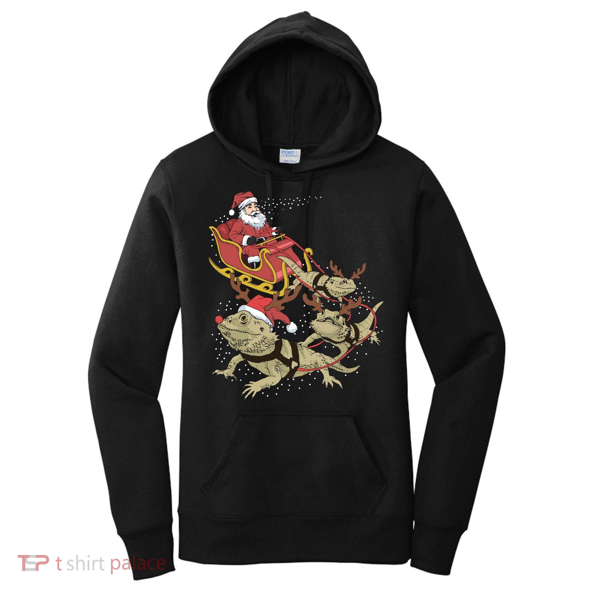 Bearded Dragon Christmas Women's Hoodie