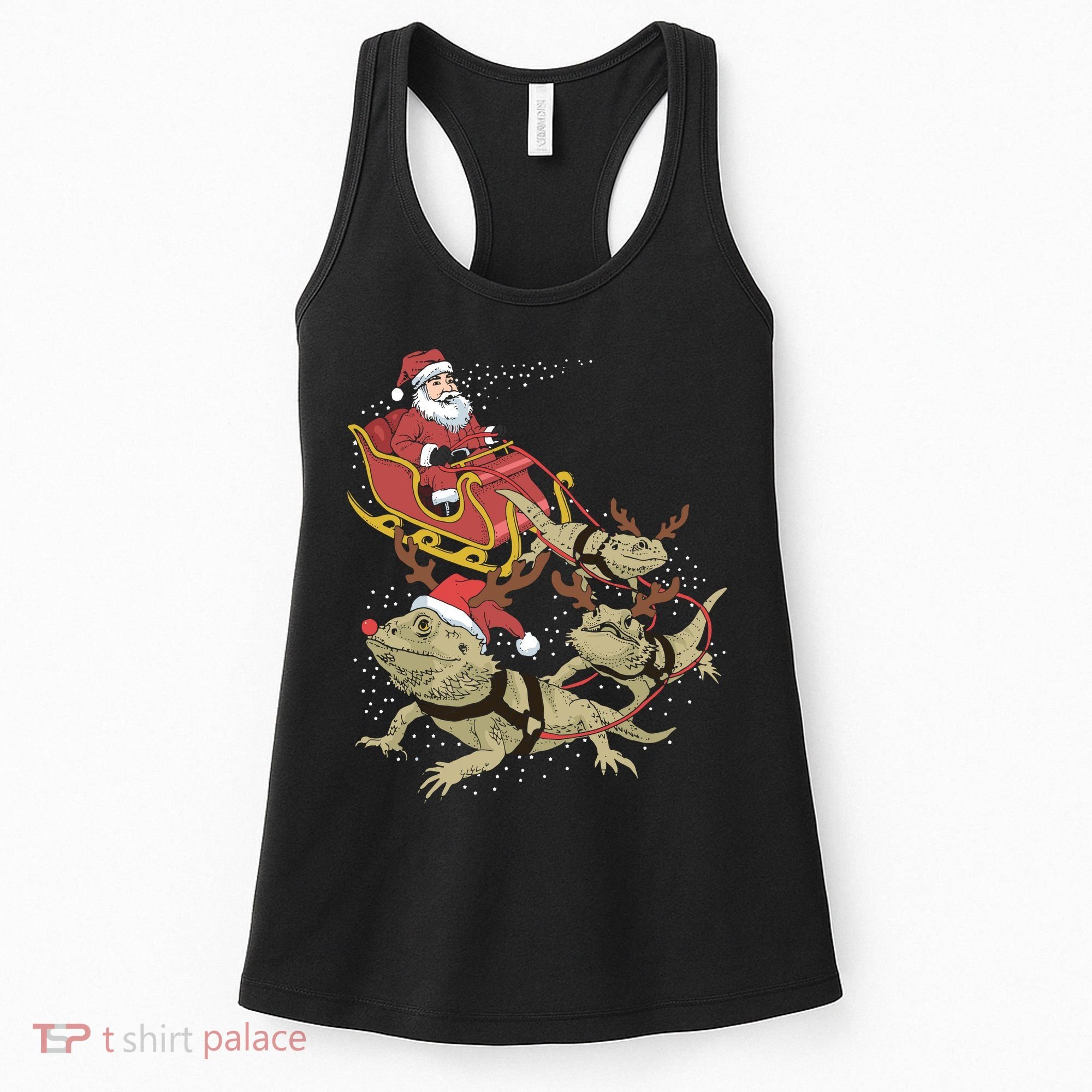Bearded Dragon Christmas Women's Tank Top