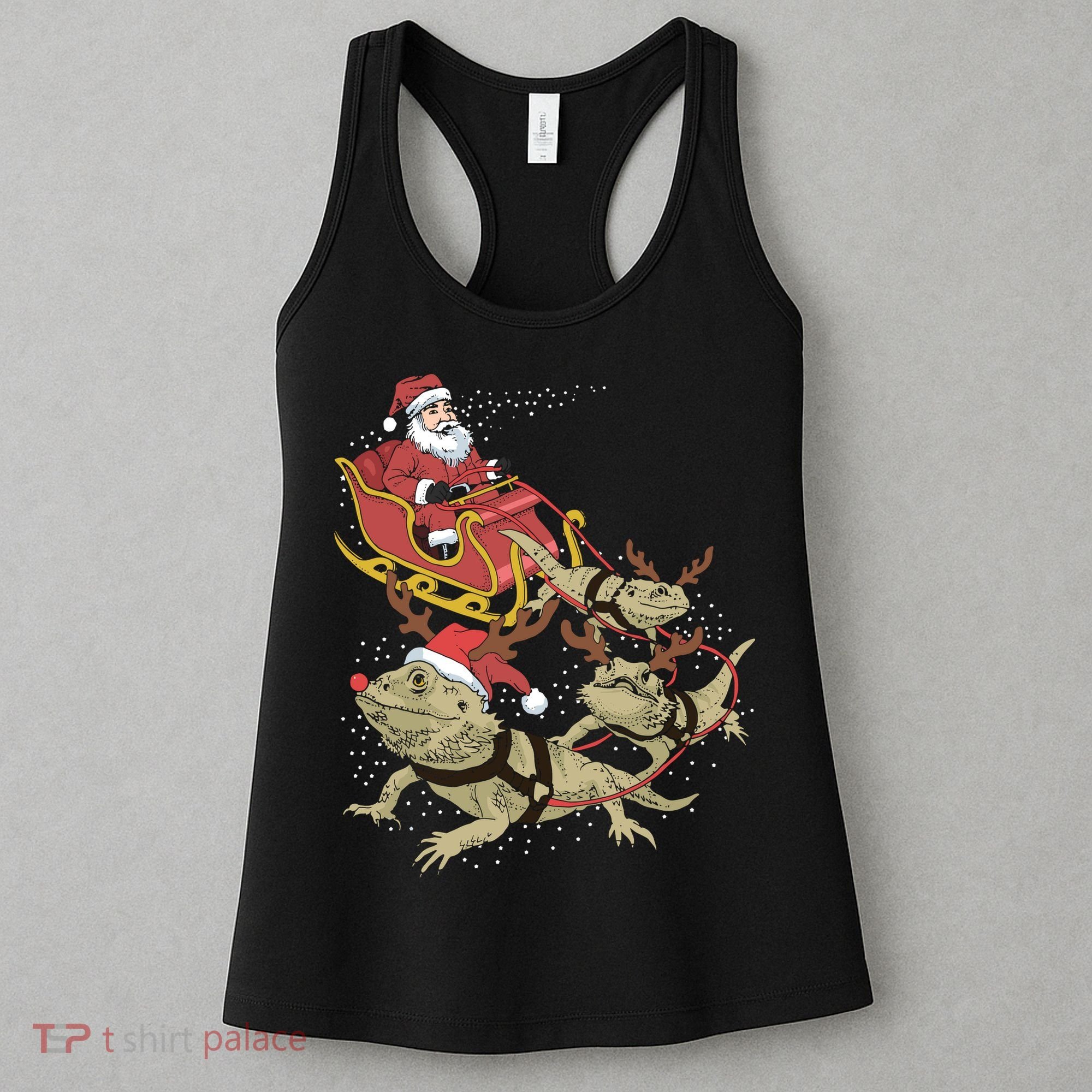 Bearded Dragon Christmas Women's Tank Top
