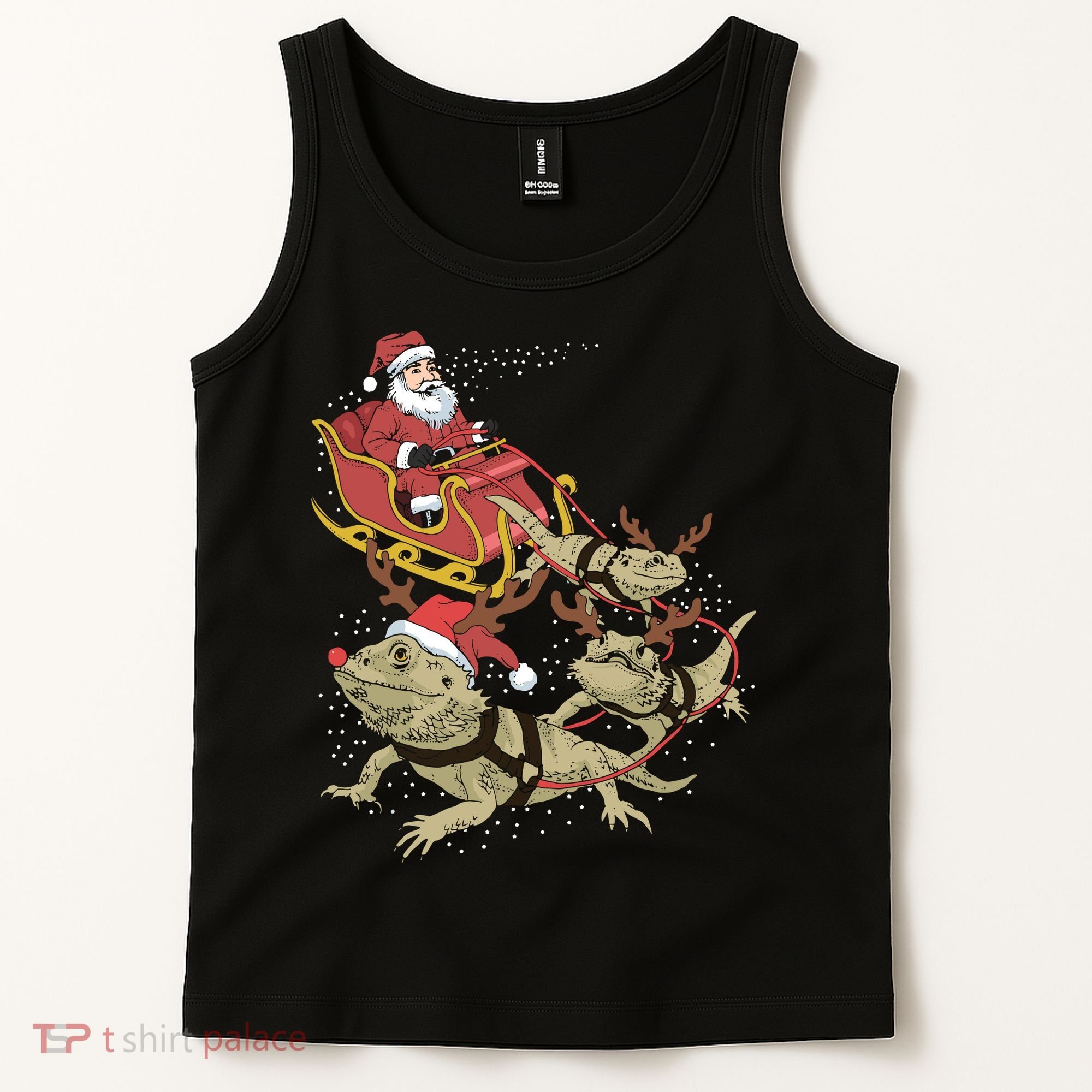 Bearded Dragon Christmas Tank Top