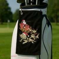 Bearded Dragon Christmas Golf Towel thumb 2