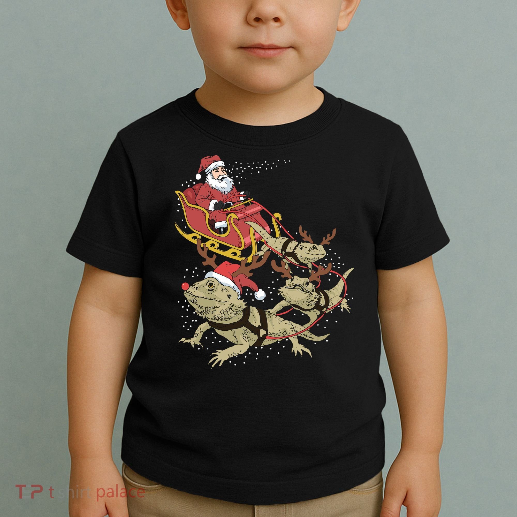 Bearded Dragon Christmas Toddler T-Shirt