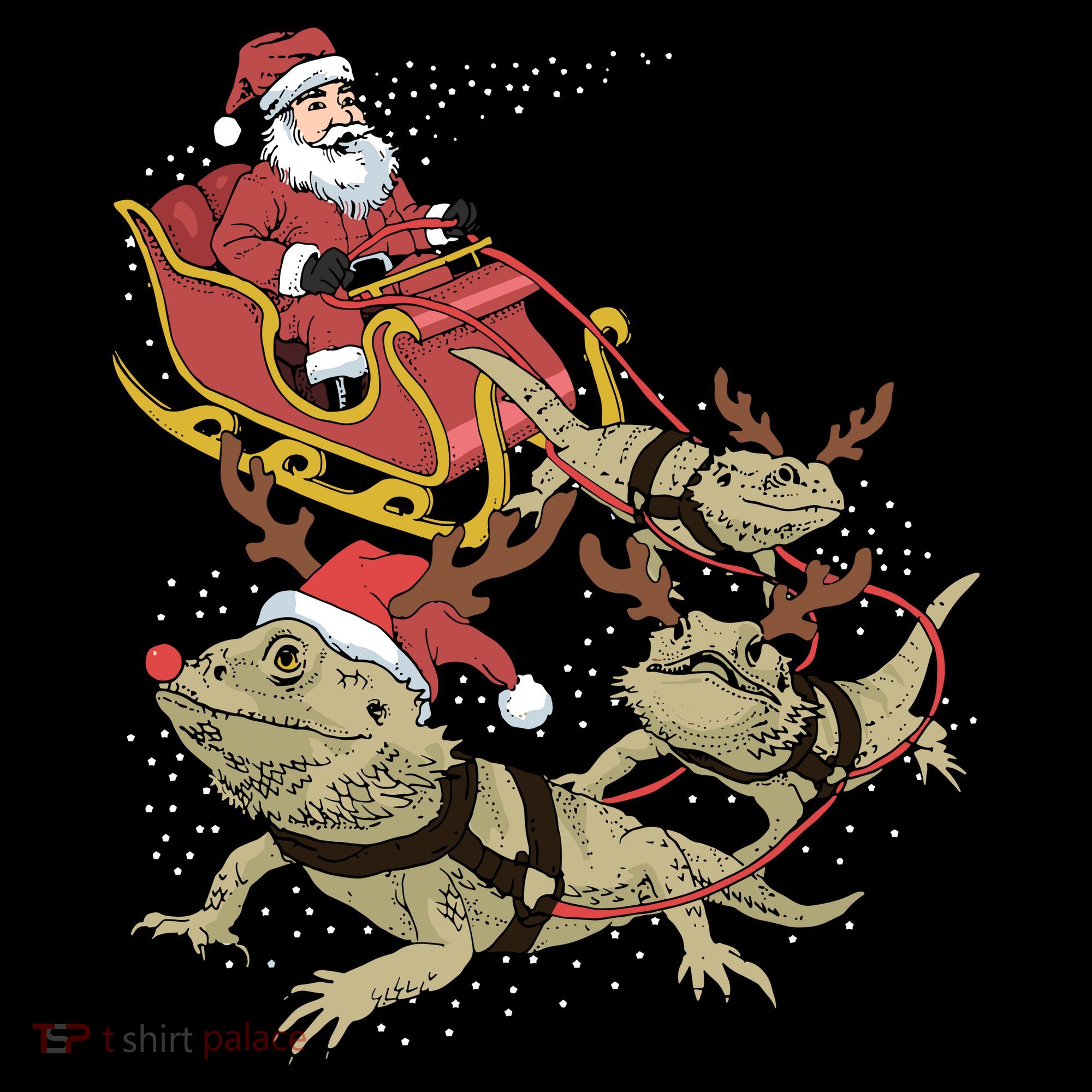 Bearded Dragon Christmas Visor