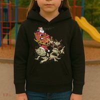 Bearded Dragon Christmas Kids Hoodie thumb 3