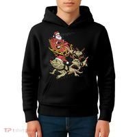 Bearded Dragon Christmas Kids Hoodie thumb 4