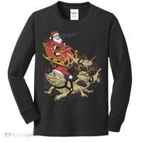 Bearded Dragon Christmas Kids Long Sleeve Shirt thumb 0
