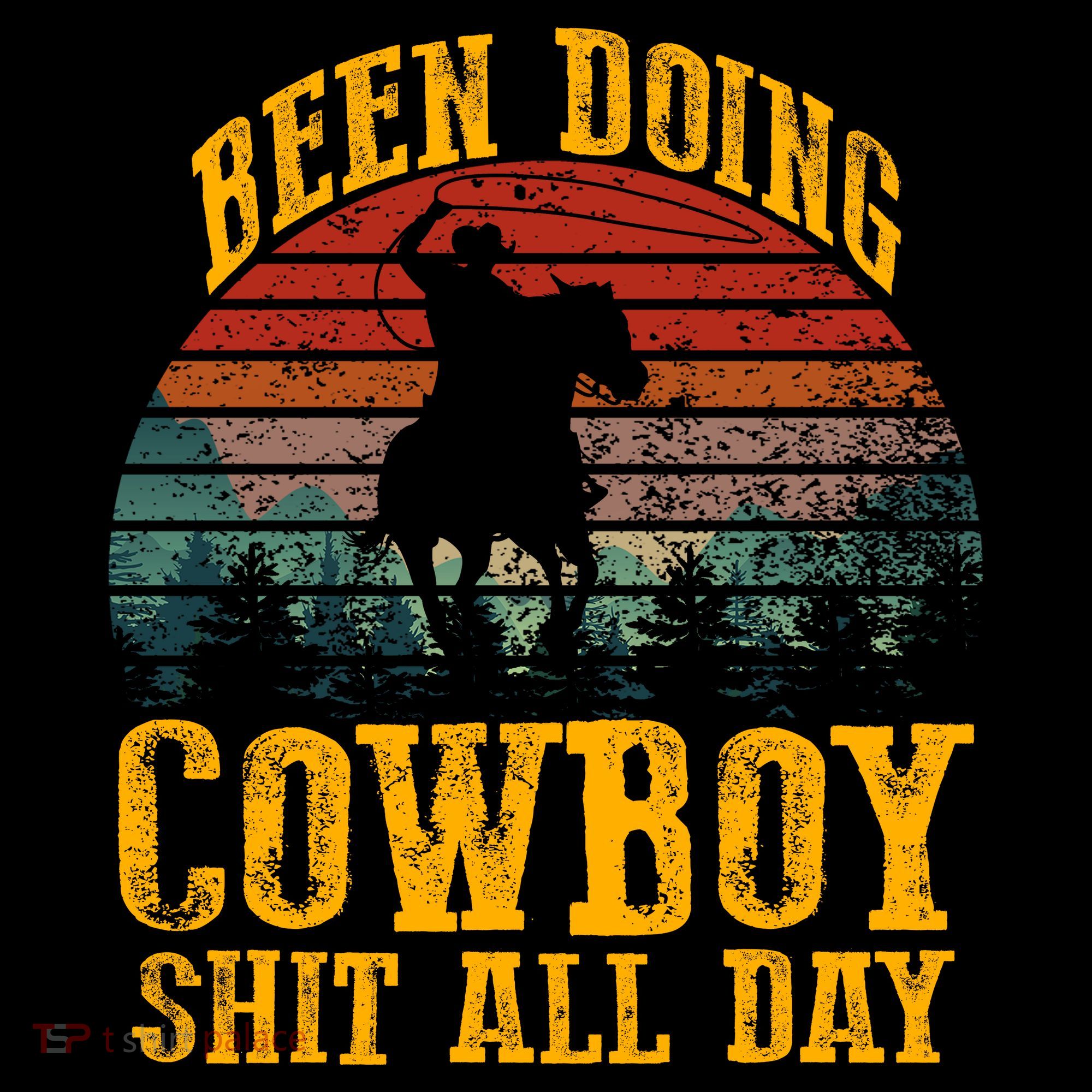Been Doin' Cowboy Shit All Day Women's Hoodie