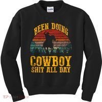 Been Doin' Cowboy Shit All Day Kids Sweatshirt thumb 0