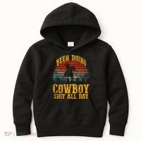 Been Doin' Cowboy Shit All Day Kids Hoodie thumb 0