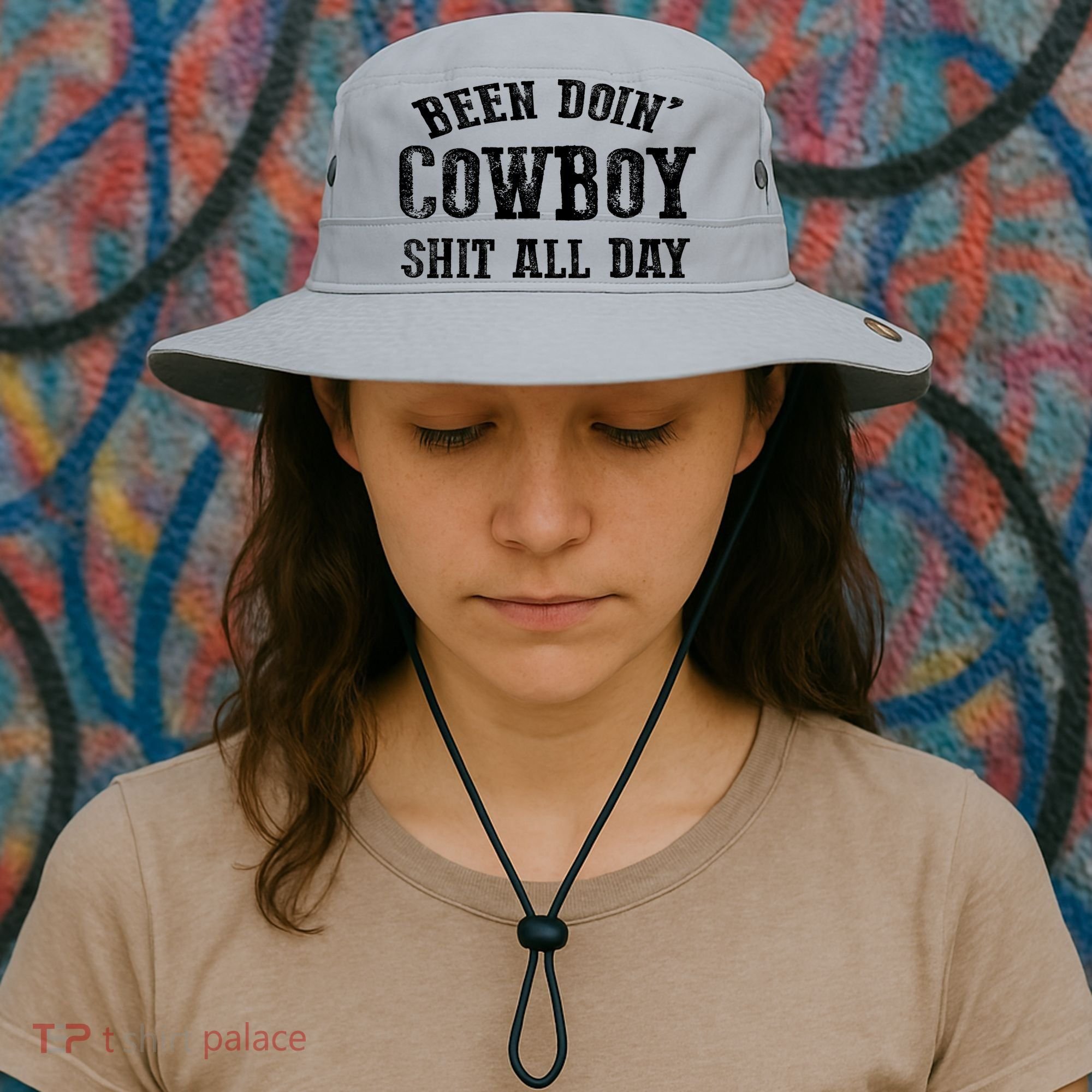 Been Doin' Cowboy Shit All Day Bucket Hat