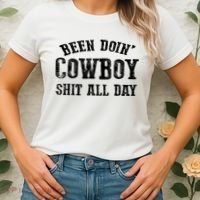 Been Doin' Cowboy Shit All Day Women's T-Shirt thumb 2